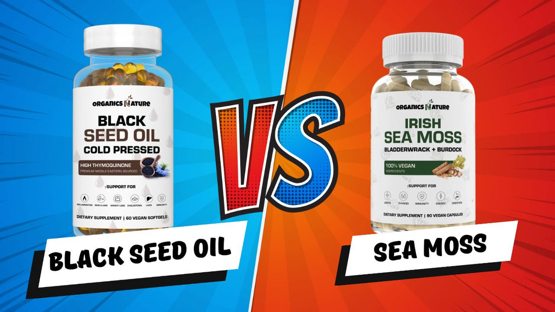 Black seed oil and sea moss